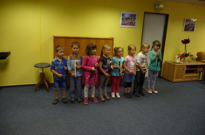 Vystoupení dětí s flétnami z MŠ Pod Vartou