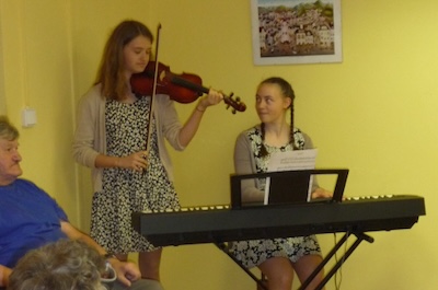 Vystoupení skautek