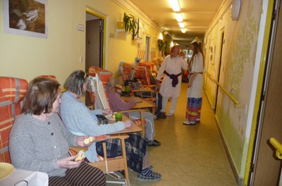 Masopustní průvod po našem domově