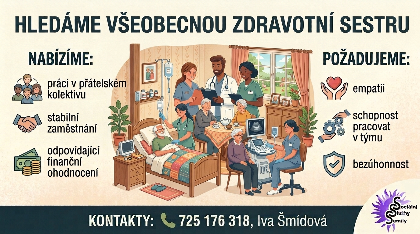 Inzerát - Zdravotní sestra