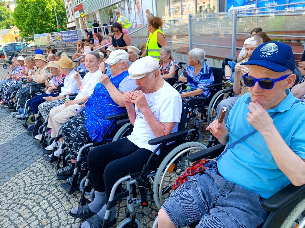 Sociální služby Semily, příspěvková organizace - Procházka po Semilech s žáky ZŠ Riegra